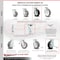Service Caster 6 Inch Rubber on Aluminum Caster Set with Roller Bearings and Brake/Swivel Lock SCC-30CS620-RAR-TLB-BSL-4 - alternate 3